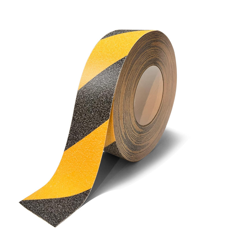 Anti Slip Tape Black/Yellow 2 inch x 66 ft, Non-Slip Strips Non Skid Safety Tape for Outdoor/Indoor Steps, Stairs, Traction Tread Staircases, Boats 2Inch x 66Ft/5cm*20m