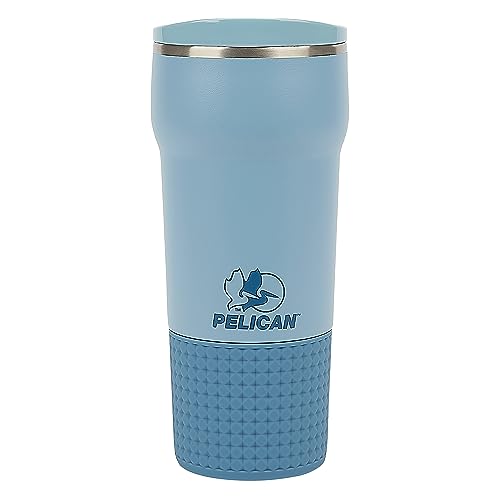 Pelican Hydration Pelican Cascade™ 22 oz Vacuum Insulated Tumbler Recycled Stainless Steel Double Wall Dual Lid Powder Coated Zenith