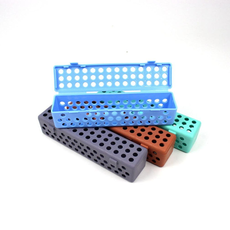 [Australia - AusPower] - Dental Instrument Sterilizat Case Plastic Autoclavale Cassette Case Medical Surgical?Instrument?Disinfection Container Tray Green 
