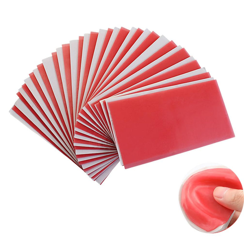 [Australia - AusPower] - 250g Dental Base Plate Wax Molding Casting Wax Sheet Denture Material Red Utility Wax Sheets for Dentist or Jewelry Lab Dentist (1 Box) 1 Box 