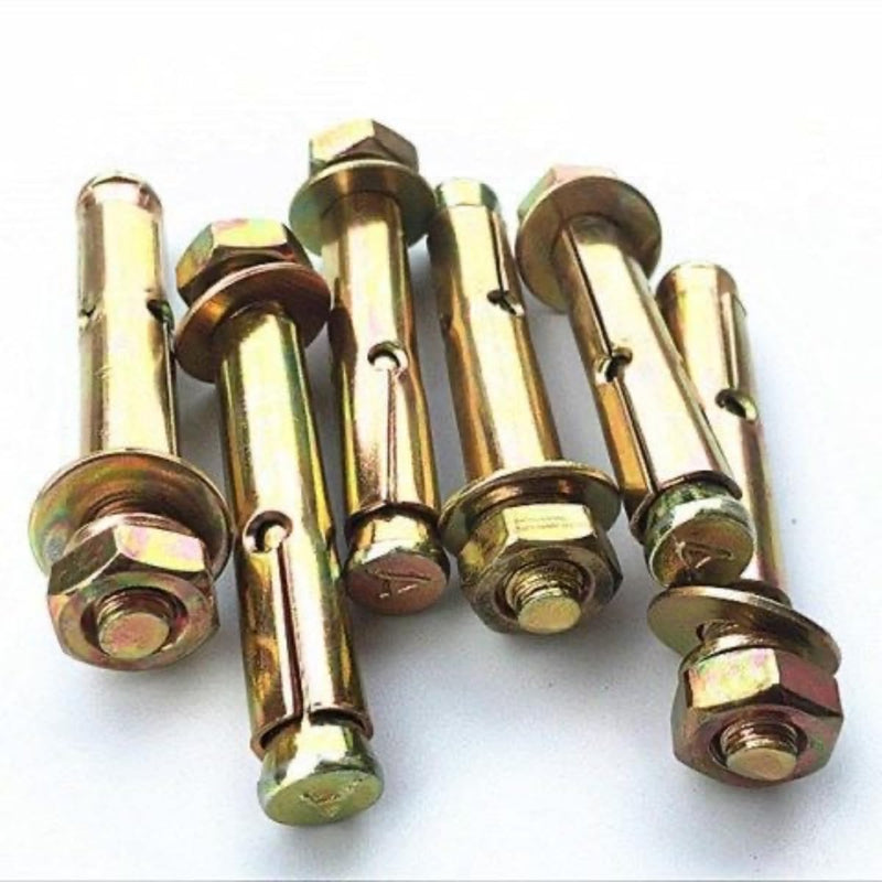 [Australia - AusPower] - Stainless Steel Sleeve Expansion Screws Bolts M8x100mm 6 Pcs 