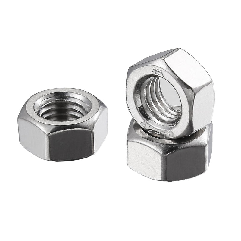 [Australia - AusPower] - 1/4-20 304 Stainless Steel Hex-Nuts (50pcs) 50 1/4-20 