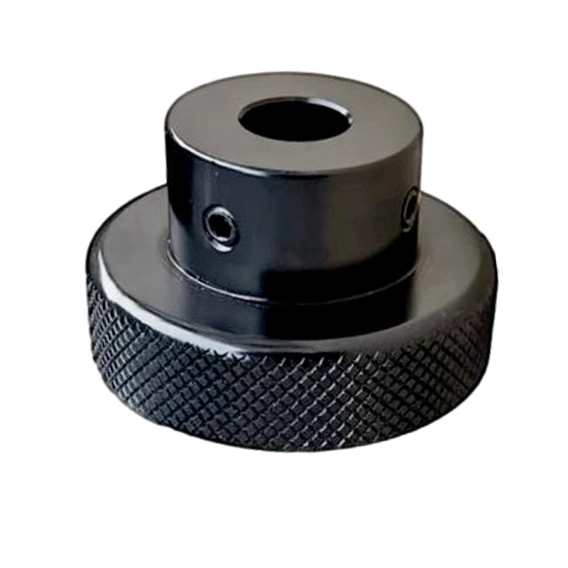 [Australia - AusPower] - CHANCS Aluminium Alloy Handwheel 50mm(2") OD 8mm Bore Black Knurling Handwheel for Slide Displacement Platform Handle 50-8 