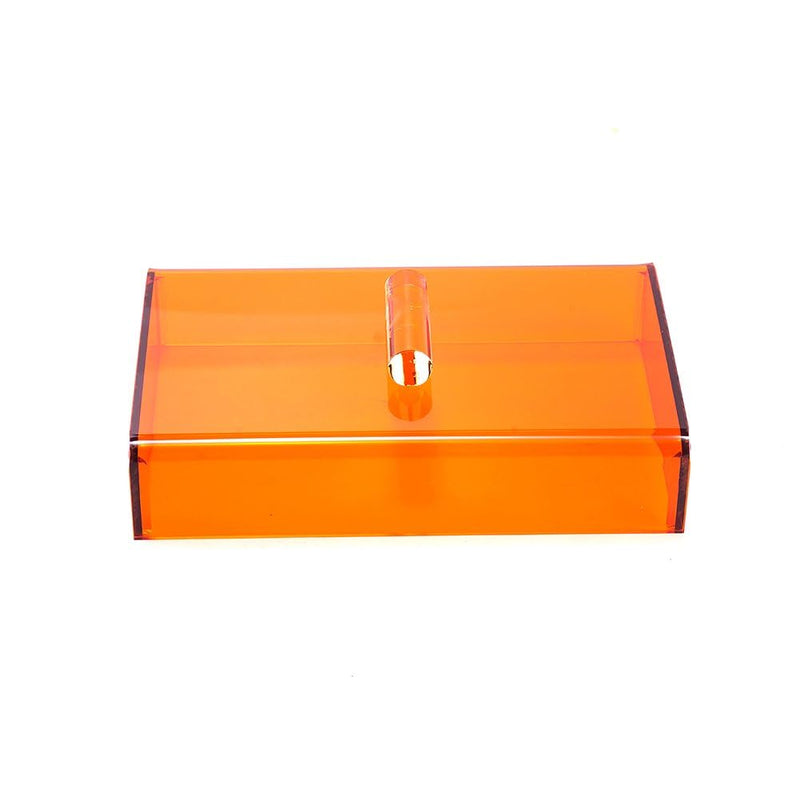 [Australia - AusPower] - Dental Curing Light Protector Box Orange Ultraviolet Shield Cover Box with 2 Size (Large) Large 