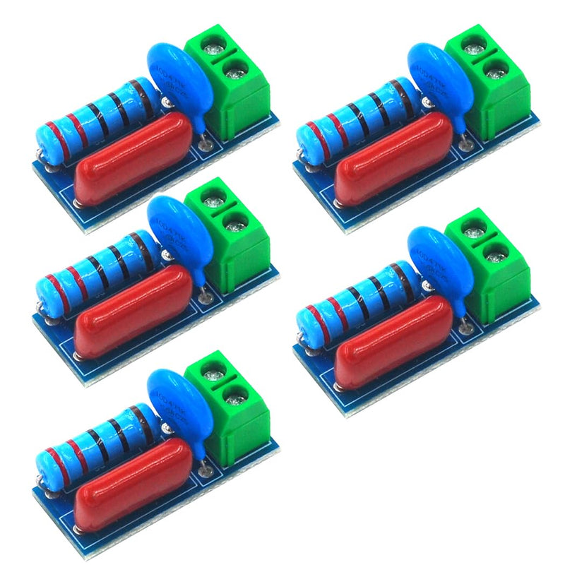 [Australia - AusPower] - HiLetgo 5pcs RC Absorption Circuit Module Circuit Anti Interference Protection Electromagnetic Surge Protection for Relay Switch Thyristor 
