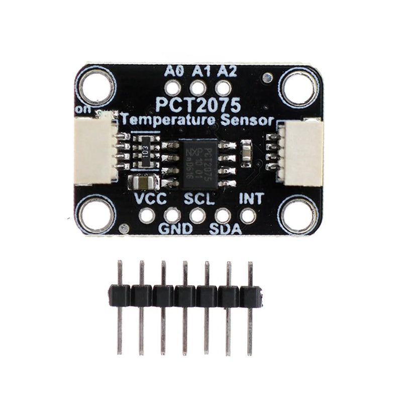 [Australia - AusPower] - HiLetgo PCT2075 Temperature Sensor 11 Bit Higher Accuracy ADC Measurement I2C Temperature Sensor Compatible to QT/Qwiic with Pins 