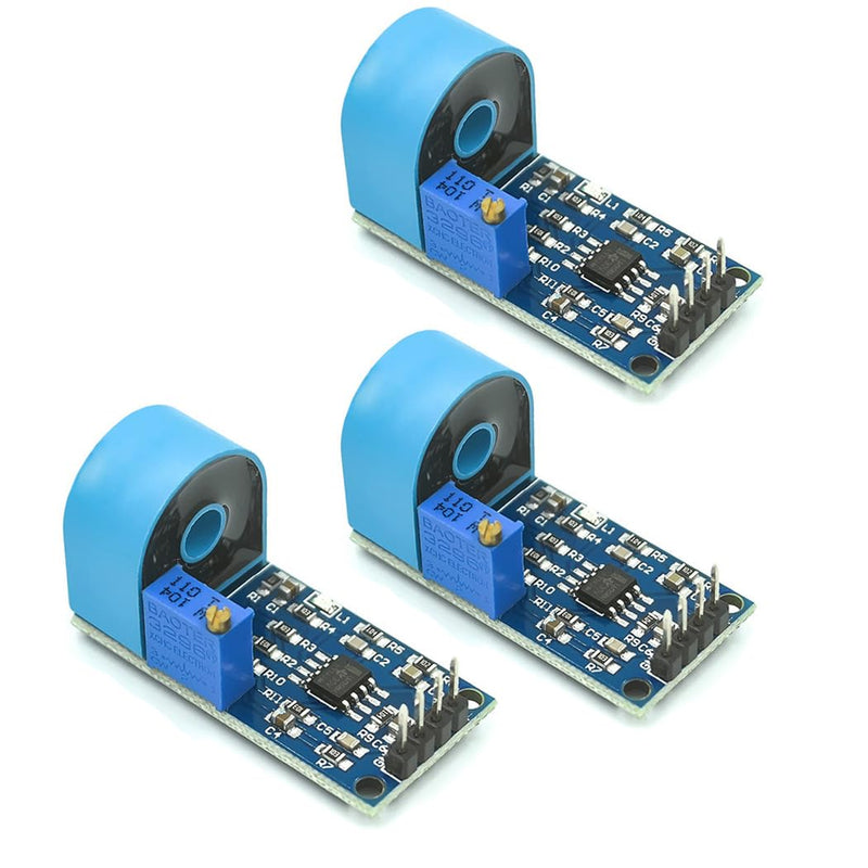 [Australia - AusPower] - HiLetgo 3pcs ZMCT103C 5A AC Current Sensor Current Transformer Module Single Phase Active Analog Signal Output with OP Amp 