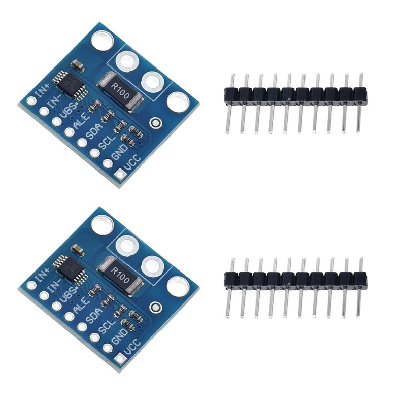 [Australia - AusPower] - HiLetgo 2pcs INA226 IIC I2C Bi-Directional Current Monitoring Sensor Power Monitor Sensor Module with Alarm Function 