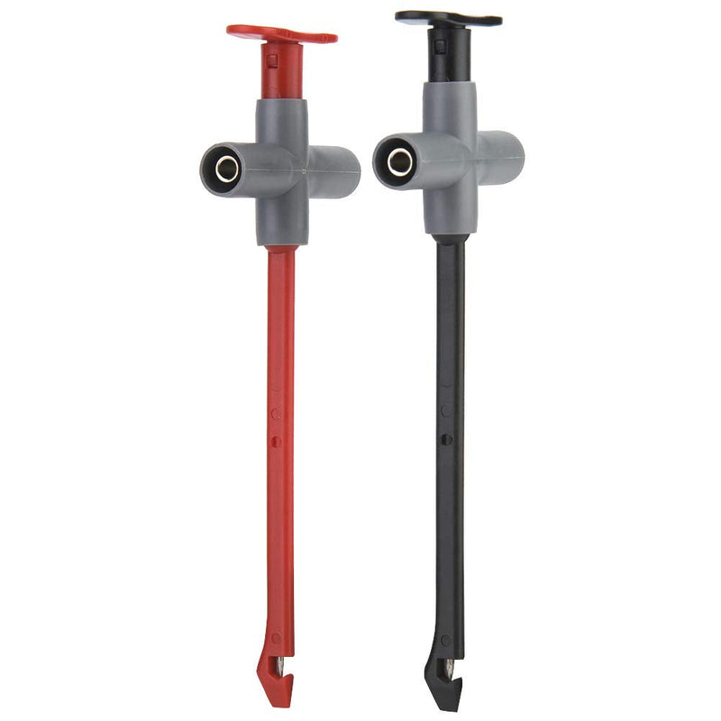 [Australia - AusPower] - Multimeter Test Probe, 2Pcs Multimeter Test Clip Wire Piercing Probe Cable Clamp Auto Repairing Car Testing Tool 
