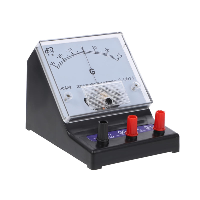 [Australia - AusPower] - Angoily Ammeter Physics Experiment Apparatus Analog Ampere Tester Hand Tools Analog Galvanometer Manual Volt Meter Current Measuring Indicator Microammeter Panel Plastic Ohmmeter 