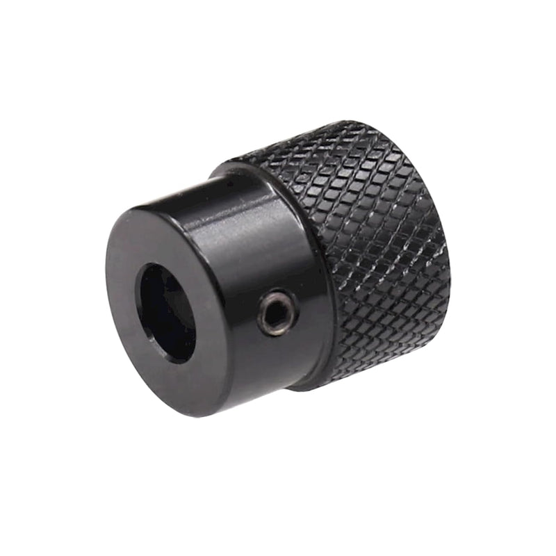 [Australia - AusPower] - CHANCS Aluminium Alloy Machine Tool Handwheels 20mm OD 5mm Bore Knurled Oxidised Black Handles Knobs for Sliding Table 20-5 