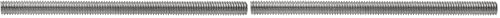Hillman 44817 zinc-plated threaded rods, #8-32 x 6 inches, pack of 2, shown together