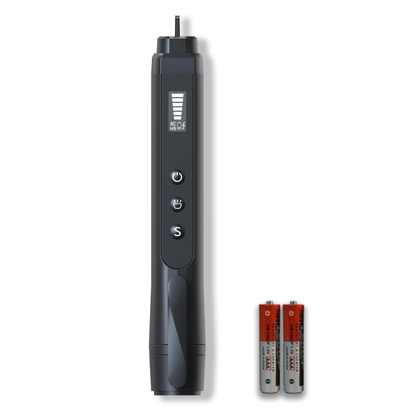 [Australia - AusPower] - Voltage Tester Non Contact Voltage Detector Pen with Dual Range AC 12-1000V/48-1000V,Live Wire Tester with LCD Display Buzzer Alarm and Flashlight,Wire Breakpoint Finder 