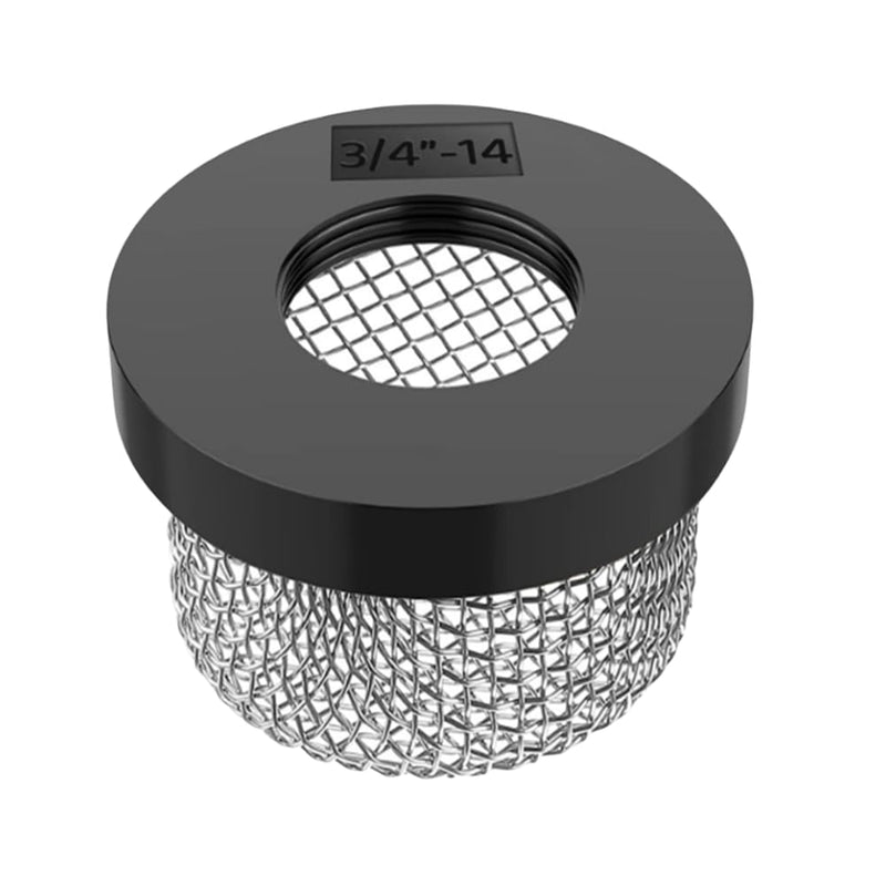 [Australia - AusPower] - Stainless Steel Mesh Strainer ¾ Inch -14, Aerator Screen Strainer Stainless Mesh Compatible with Livewell Pump, Corrosion Resistant MA-023 Screw on Strainer Industrial Plumbing Inline Strainers (1) 1 Count (Pack of 1) 