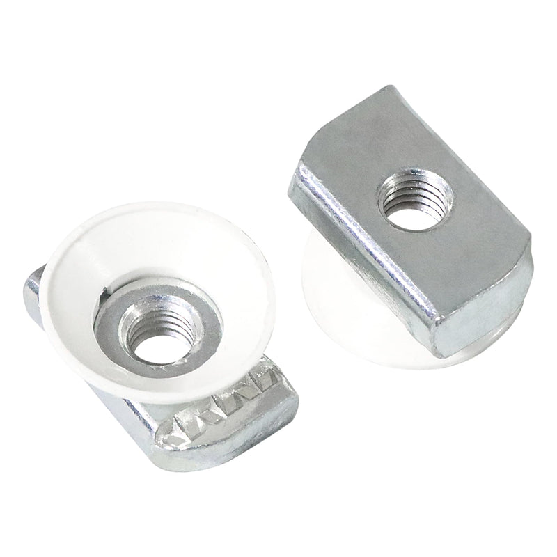[Australia - AusPower] - 20 Packs 3/8"-16 Strut Channel Cone Nuts, Strut Channel Nuts Twirl Nuts with Position Exactly Design, More Easier to Place in The Channel 