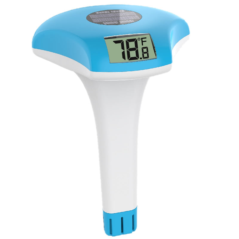 [Australia - AusPower] - Digital Pool Thermometer  IPX-8 Waterproof Swimming Pool Thermometer Floating Easy Read,Environment-Friendly Solar-Powered Pool Temperature Gauge for Swimming Pools, Spa, Hot Tubs 