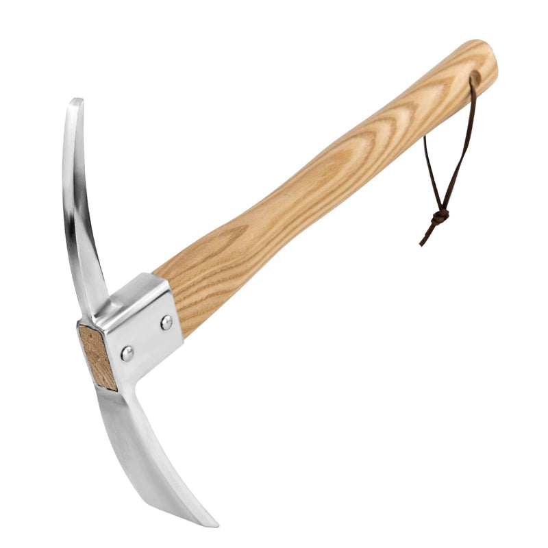Pick Mattock Hoe Garden Pick Axe Planting Hoe Tool 15inch with Hardwood Handle for Digging Loosening Trenching Tilling Leveling Cutting Gardening Landscaping Farming Camping Outdoor Hand Cultivator Digging Hoe