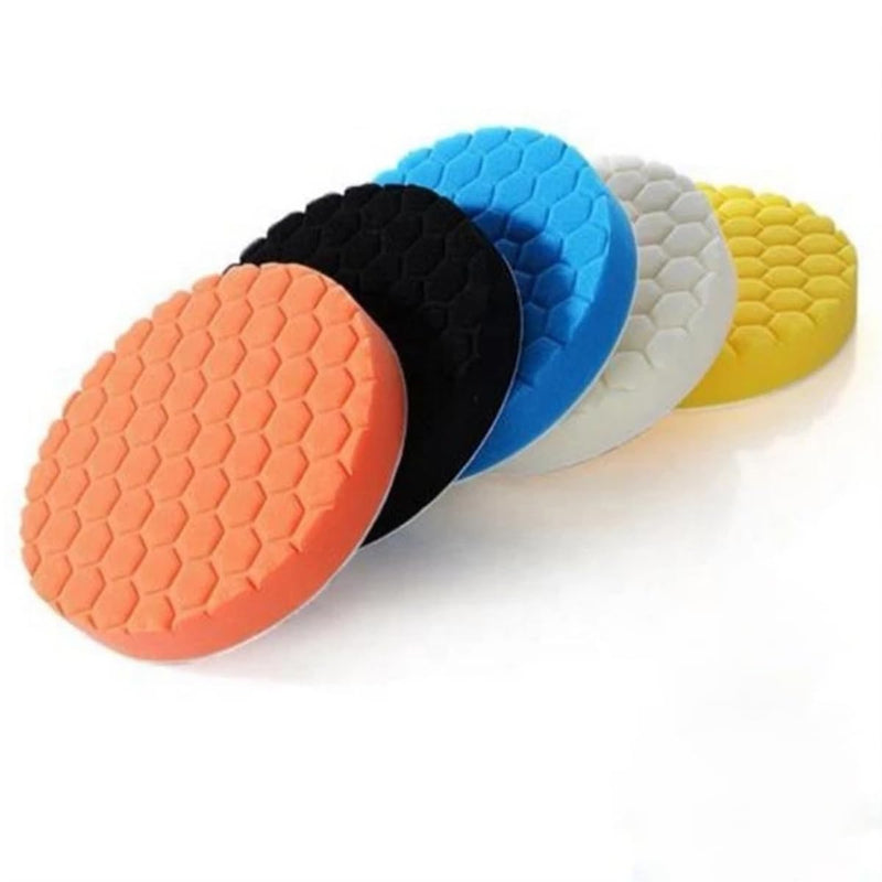 [Australia - AusPower] - AXXXEST Polishing Pads, 5-Pack 7 Inch Side, for Car Buffer Polisher Compounding, Polishing and Waxing, for 7 Inch 178mm Back Plate Composite Polishing Sponge Pad Cutting Polishing Pads 