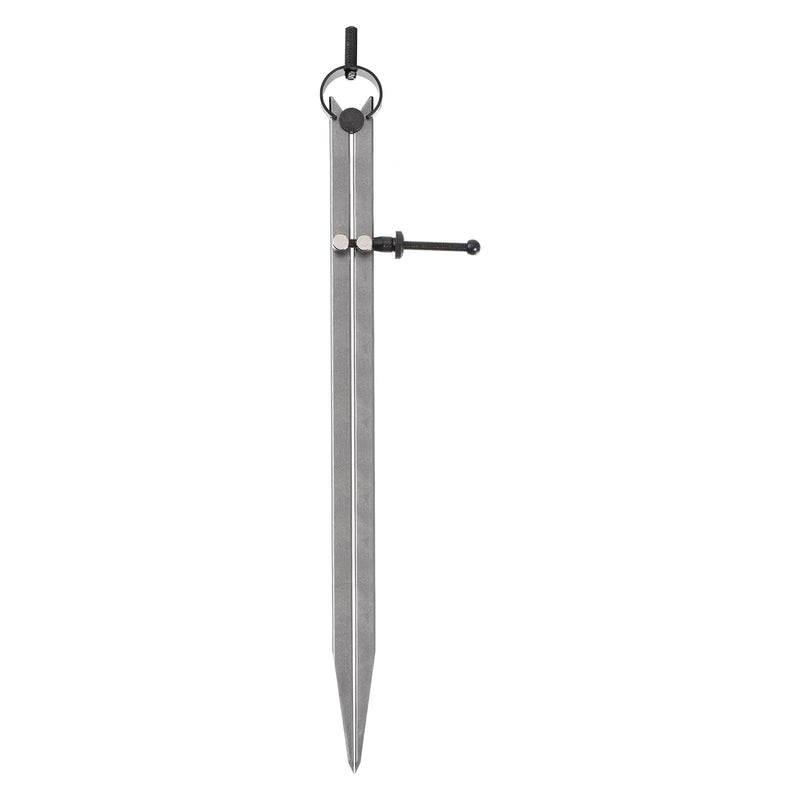 [Australia - AusPower] - HARFINGTON Spring Joint Caliper 16 inch / 400mm Adjustable Spring Divider Caliper with Solid Nut for Metalworking Geometry Drawing Woodworking, Flat Leg 
