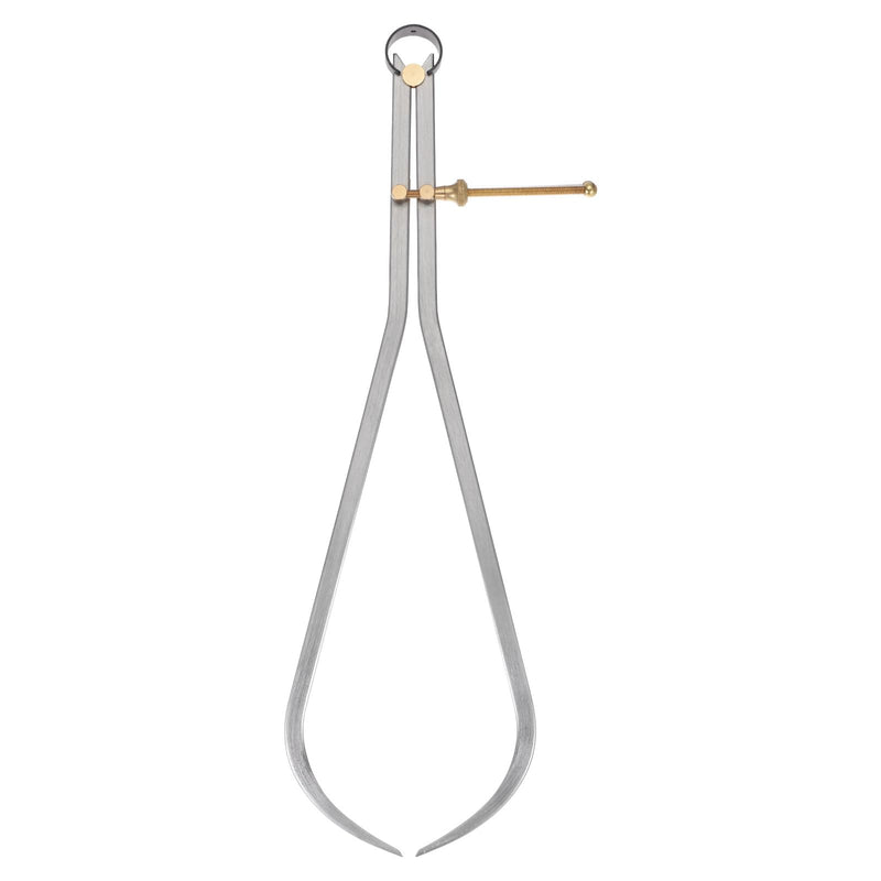 [Australia - AusPower] - HARFINGTON Spring Joint Caliper 16 inch / 400mm Steel Spring Outside Caliper with Brass Fulcrum for Wood Turning Lathe Work 