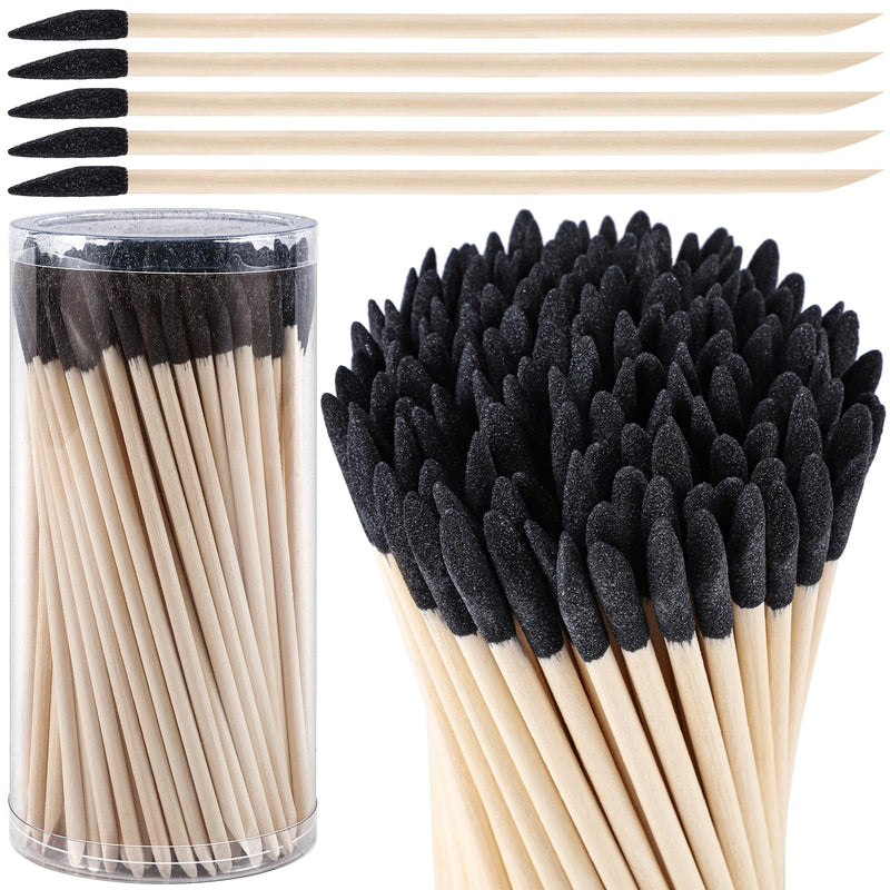 [Australia - AusPower] - 150 Pcs Sanding Sticks, Fine Detailing Sanding Stick with Storage Box for Plastic Models Wood Hobby Woodworking, 280 Grit 150 Cylindrical Box 