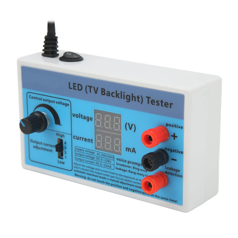 [Australia - AusPower] - LED TV Backlight Tester Multifunction Strips Beads Repair Tool, 0‑230V Output, Intelligent Adjustment Simple Testing for LED Strips LED TV Backlight Inspection (US Plug 110V) 