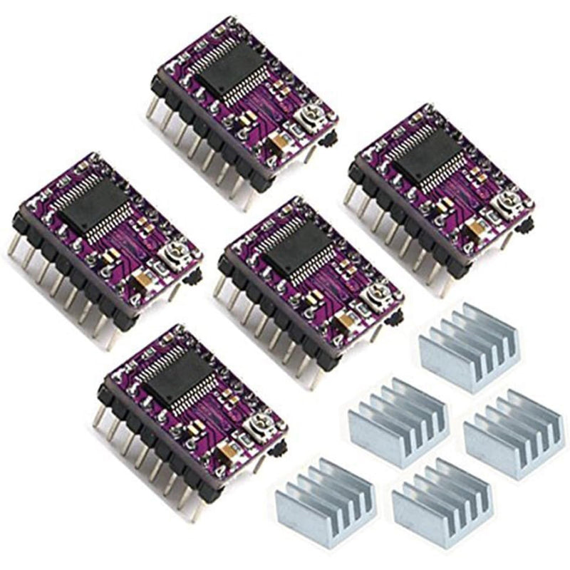 [Australia - AusPower] - DRV8825 Stepper Motor Driver Module for 3D Printer RepRap 4 RAMPS1.4 StepStick 5pcs 