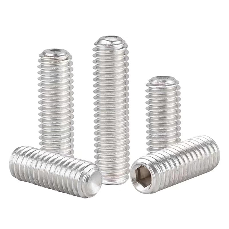 [Australia - AusPower] - M4-0.7 x 10mm Hex Socket Set Grub Screws,Headless Cup Point,Flat Point Grub Bolt,Internal Hex Drive,304 Stainless Steel,Headless Concave End,Metric External Thread,for Towel Rack Door Knob 100 Pcs M4-0.7 x 10mm(100 Pcs) 
