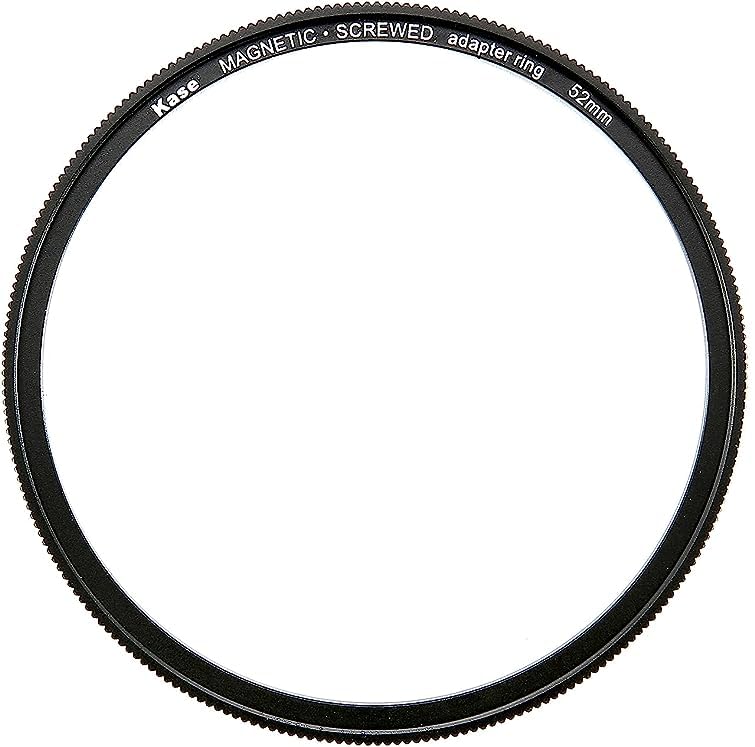 Kase 52mm DIY Female Adapter Ring Converts Conventional Screw-in Filter to Magnetic