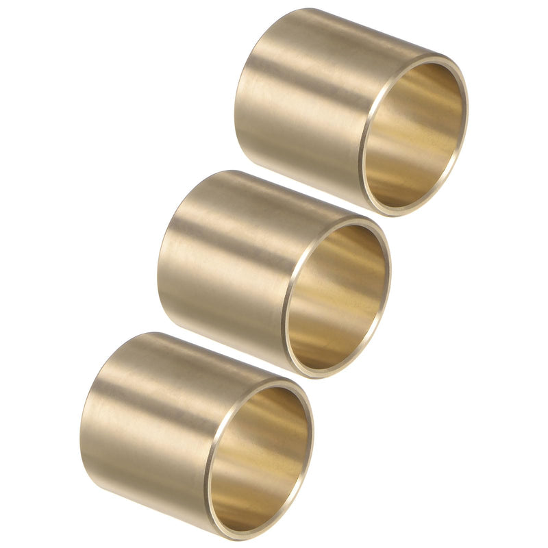 [Australia - AusPower] - uxcell 3pcs Sleeve Bearings 7/8" Bore 1" OD 1" Length Cast Brass Self-Lubricating Bushing 7/8" x 1" x 1" 3 