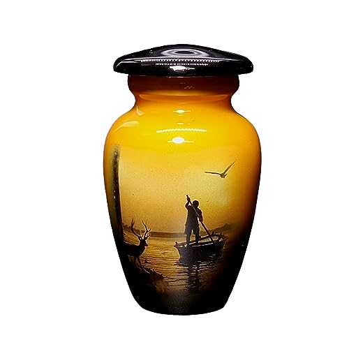 UR Keepsake Urn -Deer Keepsake Cremation Urn for Human Ashes with Velvet Box & Velvet Bag-Mini Keepsake Urn - Affordable Keepsake Urn (3 cu.in)