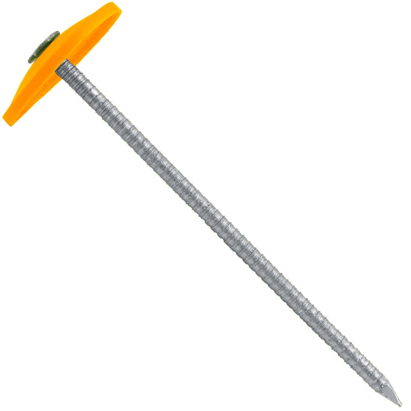 [Australia - AusPower] - 3 Inch Plastic Cap Ring Shank Nail - Small Box 1.2 POUNDS ~130 Nails 