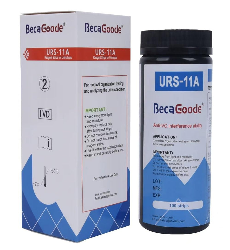 11-in-1 Rapid Urine-Test Strips 11 Parameter for Keto, etc 100Ct | Ph, Protein, UTI test kit and More in Your Body