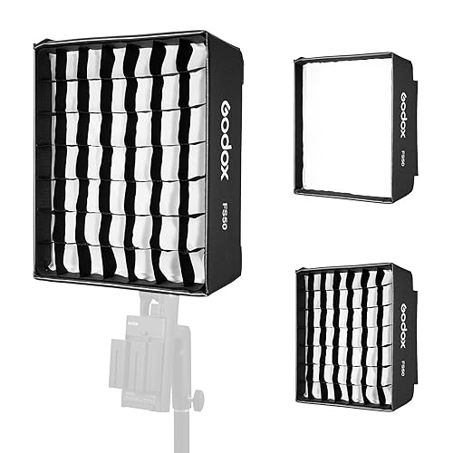 Godox FS50 Rectangular Softbox with Grid for Godox FH50BI FH50R Flexible Light Panels