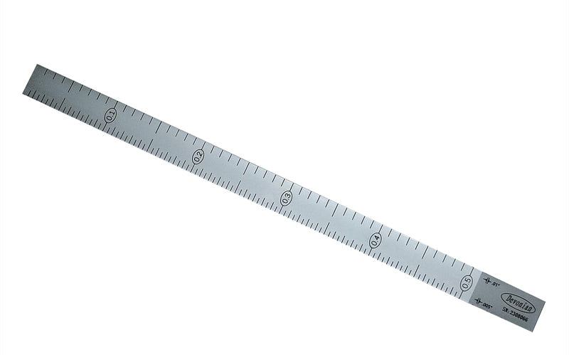 [Australia - AusPower] - 0.5" Dual-Scale Wedge Feeler Gauge Taper Gap Measurement Tool with 0.01"/0.005" Precision - Professional Hole and Gap Thickness Gage for Automotive & Machining 