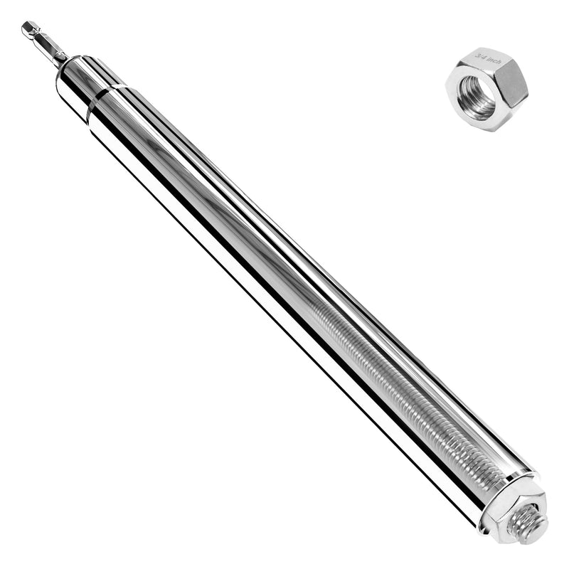 Libraton Hollow Nut Driver,Power Nut Driver Set 3/4",12 inch Long with 1/4" Hex Shank 12-inch long 3/4-inch