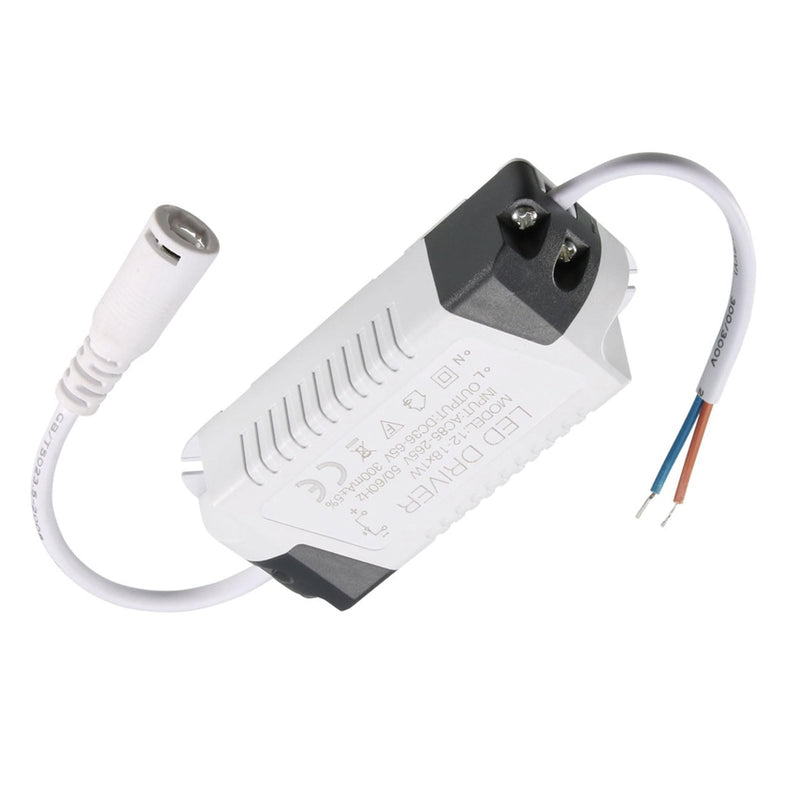 YOKIVE 12-18W Constant Current 300mA LED Driver AC 85-265V Comes with DC Connection Short Circuit Protection Ideal for LED Display (Output 36-65V) | With DC connection, short circuit protection, ideal for LED display