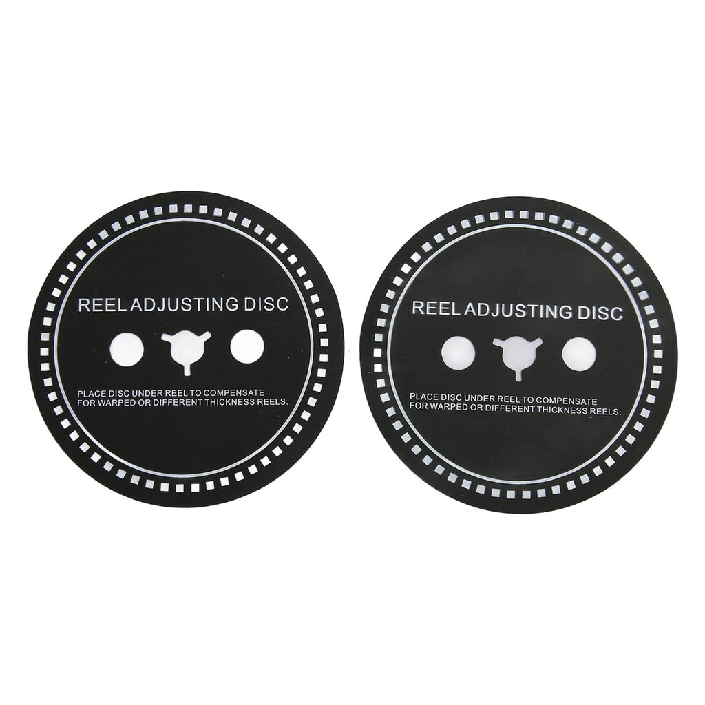 [Australia - AusPower] - Nab HUB Adapter Spacer for Reel to Reel Tape Recorders, 2PCS Silicone Reel Adjusting Disc for Reel to Reel Tape Recorder Black (0.9mm) 0.9mm 