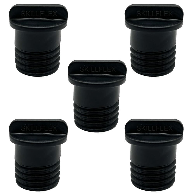 [Australia - AusPower] - Light Socket Safety Cap Plugs for String Lights, Improved Design, Recessed and Standard Light Sockets (5) 5 