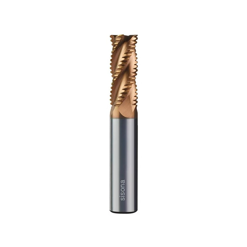 [Australia - AusPower] - 1/2" Carbide Roughing End Mill - 4 Flute - 1/2'' Shk Dia, 3'' Oal - for Alloy Steels/Hardened Steels 1/2‘’ 