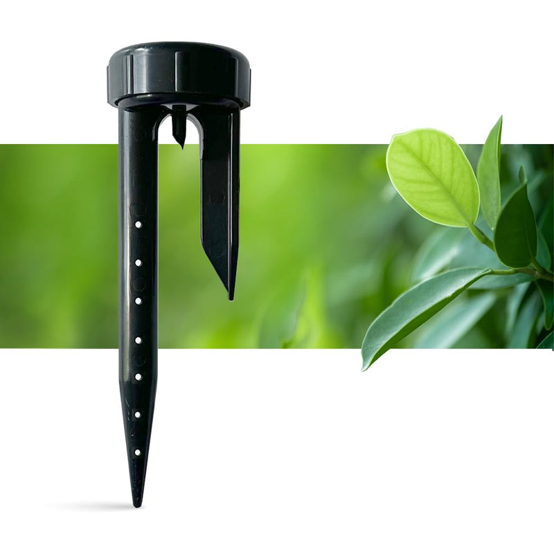 [Australia - AusPower] - Spike 4-Pack - Deep Underground Dripper, Tree & Plant Root Watering Drip Irrigation & Fertilizer Stake (1/2" Female NPT Compatible with All Connectors, Water Hose, Drip & PVC) Root Quencher Spike (4-pack) 
