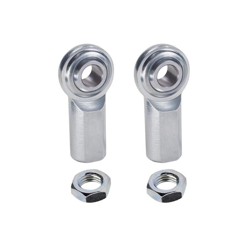 [Australia - AusPower] - Rod End 2pcs 3/8 x 3/8-24 ECF6 Female Economy Right Hand Rod End Bearing with Jam Nuts Included Heim Joint Rod End Direct 