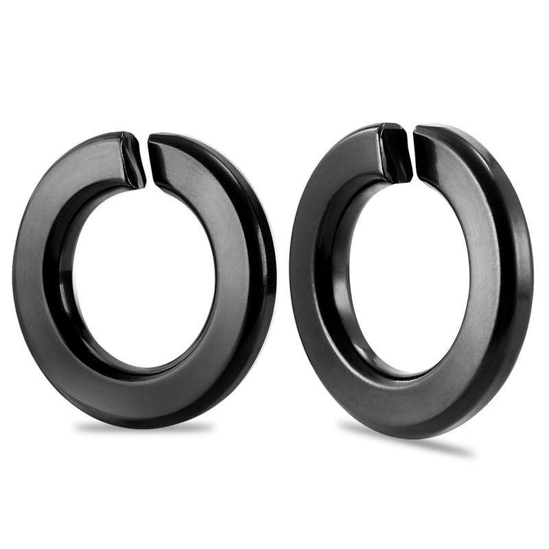 [Australia - AusPower] - 3/8" Lock Washer Spring Lock Washer, 304 Stainless Steel 18-8, Black Oxide Finish, Pack of 50 3/8" (50 PCS) 