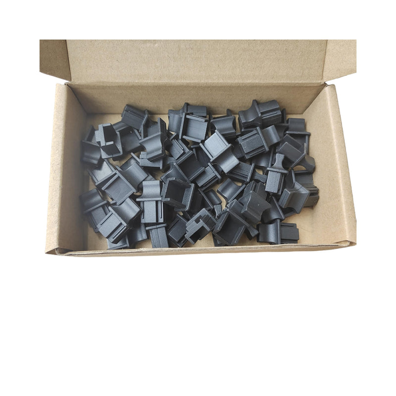 [Australia - AusPower] - 50Pcs Ethernet Dust Cover, Anti-Dust Cap for RJ45 Port, Dust Cap, RJ45 Dust Plugs - (Ethernet,LAN Port Protector/Blocker, Port Protector for Switch,Network Cards/Router,Media Converters) 50 