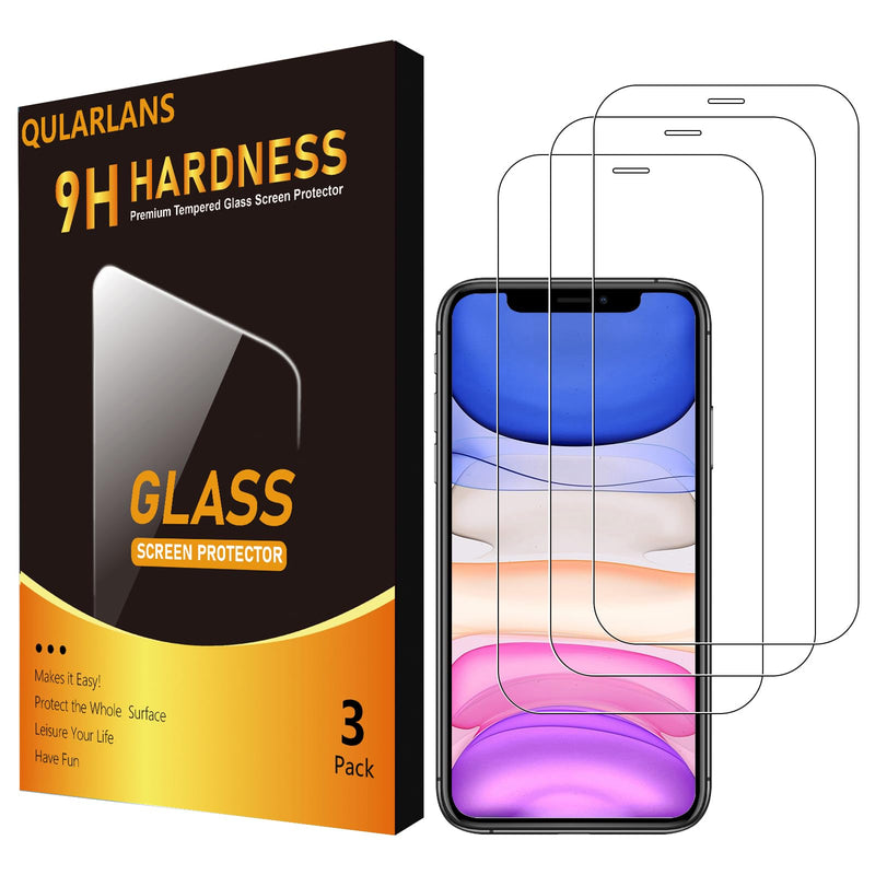 [Australia - AusPower] - 3 Pack Screen Protector for iPhone 11/XR 6.1 Inch, 9H Hardness Shock Resistant Tempered Glass HD Ultra Clear iPhone 11/XR-6.1 Inch 