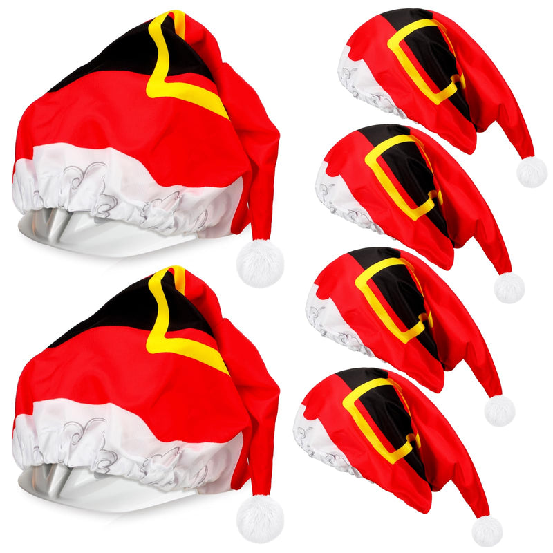 Copkim 4 Pcs Christmas Cycling Helmet Cover Rainproof Santa Claus Hat Riding Helmet Decor Fun Waterproof Windproof Rain Cover for Bike Cycling Snowboard Rides Accessories Gifts Supply Adults