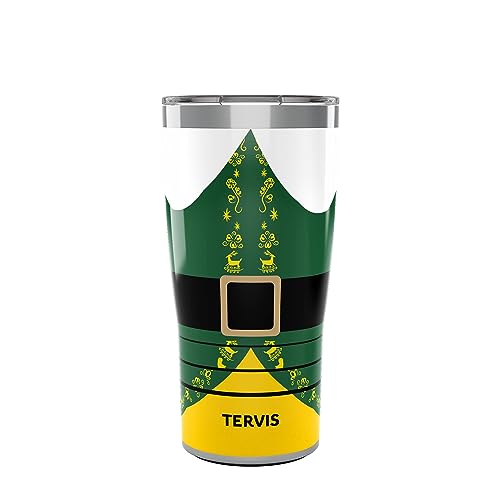 Tervis Traveler Elf Buddy Suit Triple Walled Insulated Tumbler Travel Cup Keeps Drinks Cold & Hot, 20oz, Stainless Steel