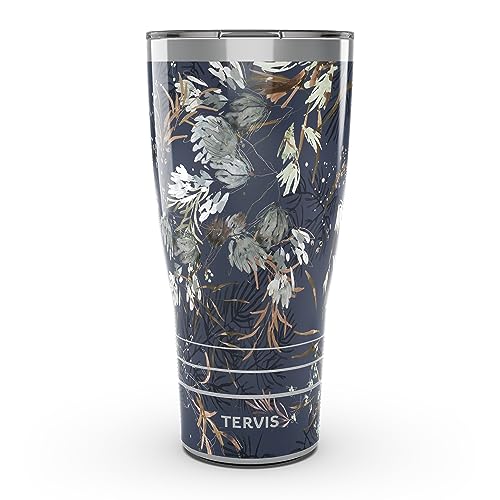 Tervis Traveler Kelly Ventura Meadow Triple Walled Insulated Tumbler Travel Cup Keeps Drinks Cold & Hot, 30oz, Stainless Steel