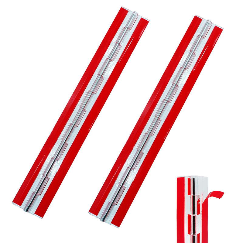 [Australia - AusPower] - 2 PCS Set of Acrylic Hinge 300 mm Continuous Piano Hinge 12" Acrylic Hinge 12" Hinge for Plexiglass Aquarium Lid Cabinet Box DIY Display 300x45 mm 