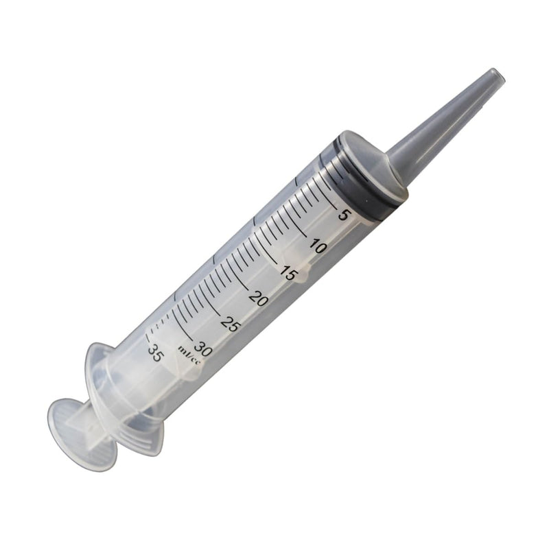[Australia - AusPower] - 30 ml (1 oz) Plastic Syringe, Disposable Eccentric Catheter Tip Syringe for DIY Crafts, Feeding Pets, Dispensing, Measuring, Watering - 1 Each 
